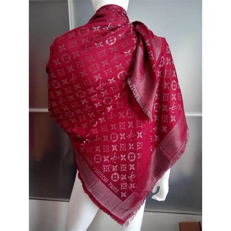 louis vuitton scarf monogram shawl.